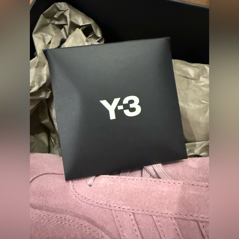 New Y-3 Yoji Yamamoto for Adidas Pink Suede Gazelle in Magic Mauve Alumina - Picture 14 of 16